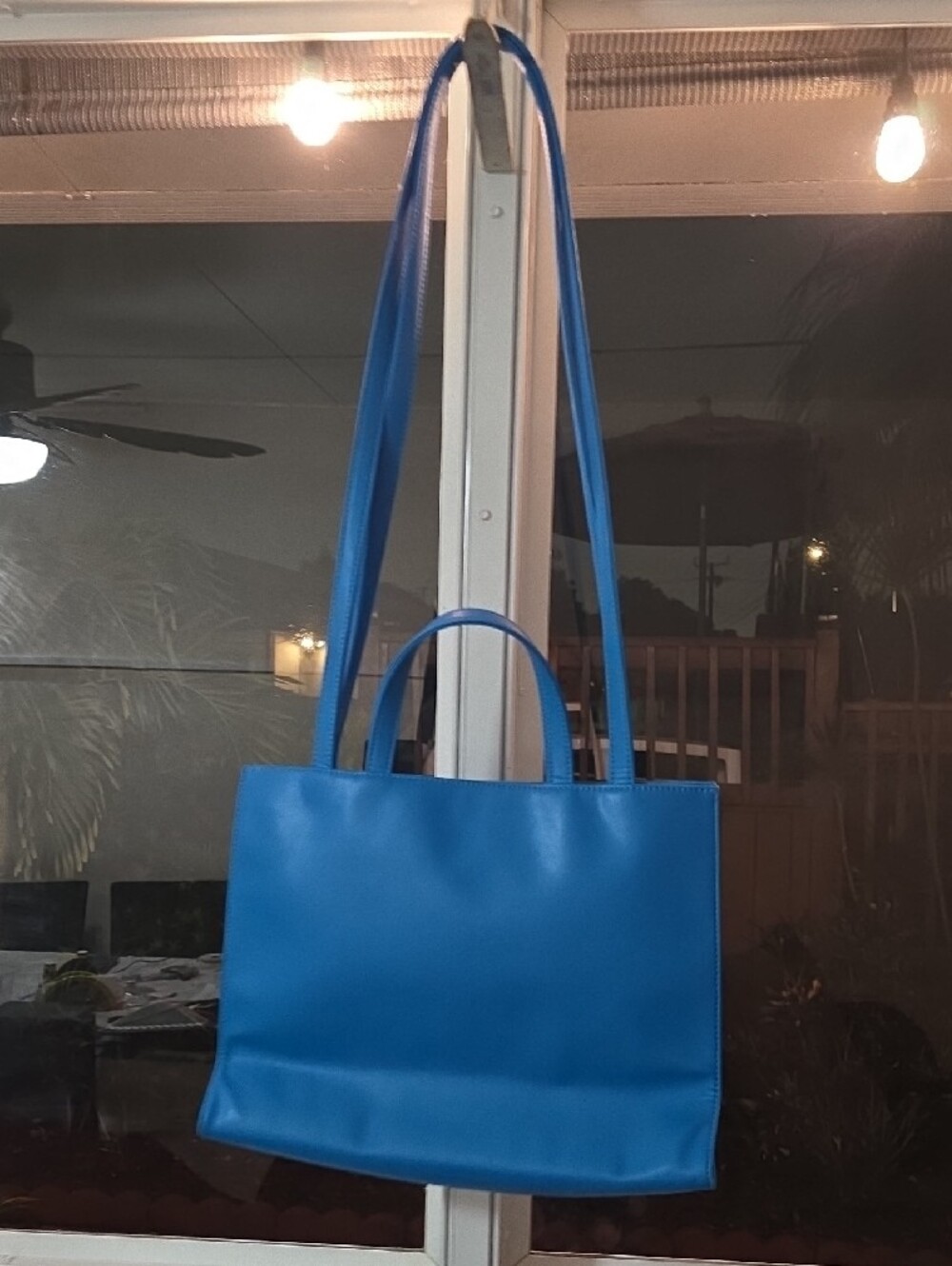 Telfar Medium Shopping Bag In Cyan - Picture 2 of 4